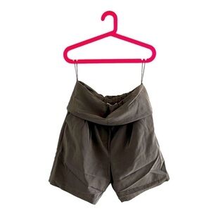 3.1 Philip Lim Wool & Silk Lined Shorts in Sable color size 4